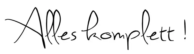 Alles komplett